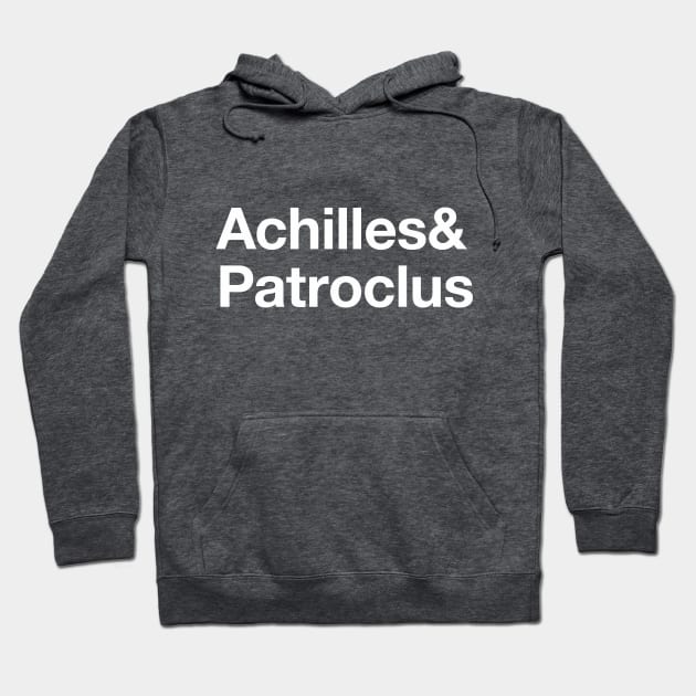 Achilles & Patroclus Greek Myth Ampersand Gift Hoodie by terrybain